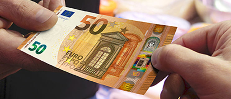 Banknote: Neuer 50 Euro Geldschein im Umlauf © Europäische Zentralbank